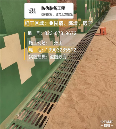 绵阳 例如在抖音上有“迷彩墙，外围墙面挡 - 星空数码迷彩漆施工队