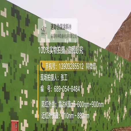 绵阳专业承接园区围墙迷彩喷涂、