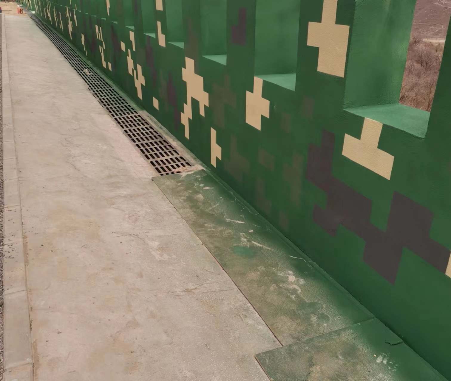 绵阳围墙迷彩喷涂,数迷彩漆